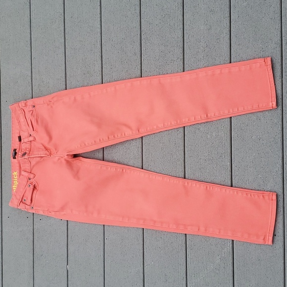 J. Crew Stretch Size 26 Toothpick Jeans | J.Crew Coral Colored Jeans Sty… - Picture 2 of 10